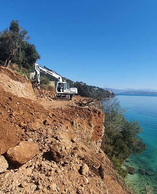 Galanis Earthworks | Earthworks in Corfu & Paxos